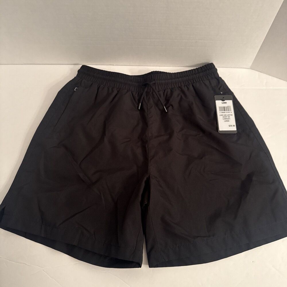 LCKR Youth Athletic Shorts Size Large Short Fit Black NWT Brand New